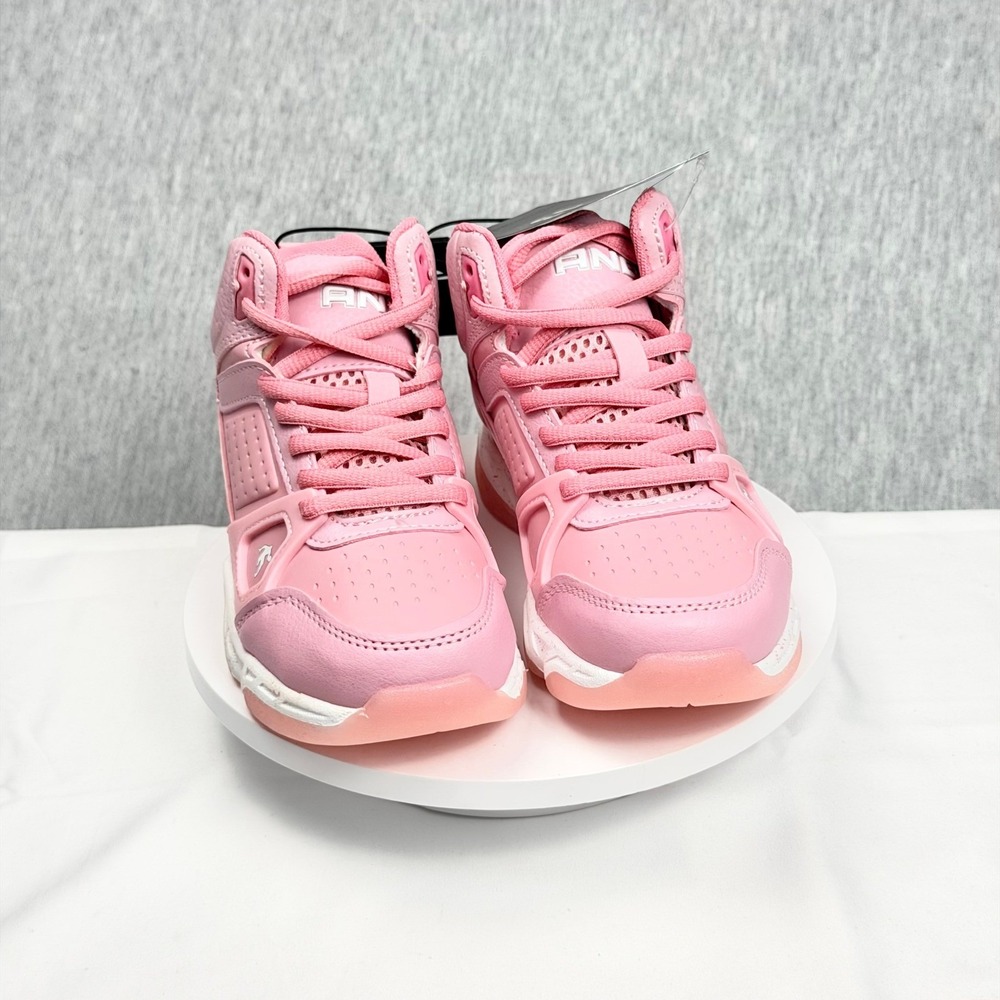 AND1 Pulse 2.0 Pink Basketball Shoes Kids Size 13 GMA143GX001 Mid Top Sneakers - Picture 4 of 7